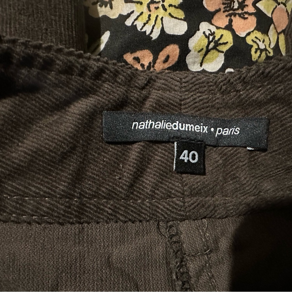 nathaliedumeix Paris corduroy pants sz40